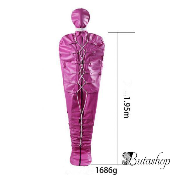 Кожаный бандаж Мумификация  розовый - az.butashop.com