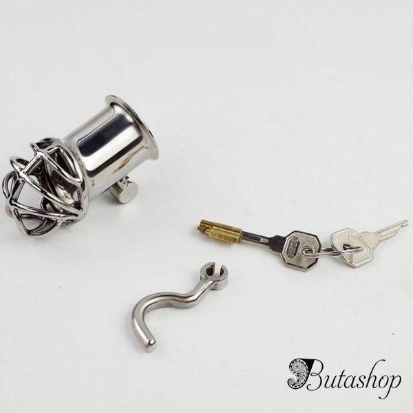 Stainless Steel PA Lock 6mm Glans Piercing Male Chastity Device Albert Piercing - az.butashop.com