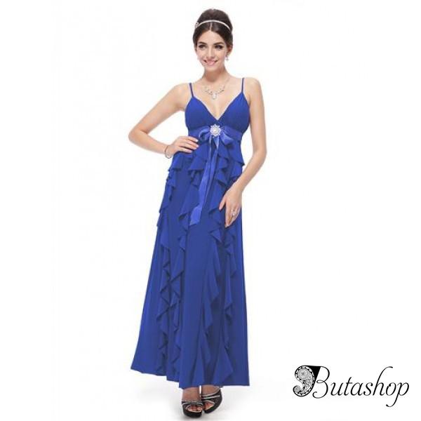 РАСПРОДАЖА! Платье волнами и мерцающая брошь - az.butashop.com