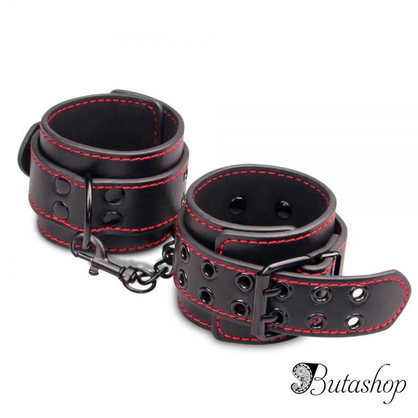 Универсальные кожаные наручники из кожи - az.butashop.com