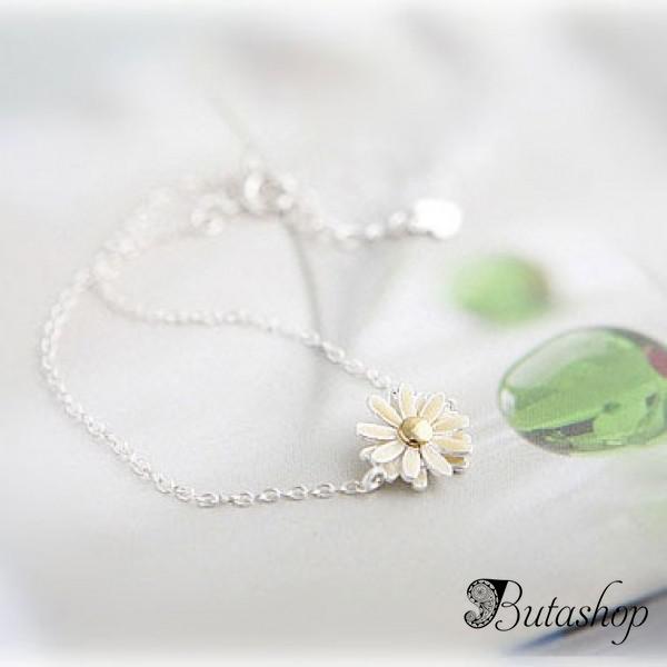 РАСПРОДАЖА! Мерцающее ожерелье с цветочком - az.butashop.com