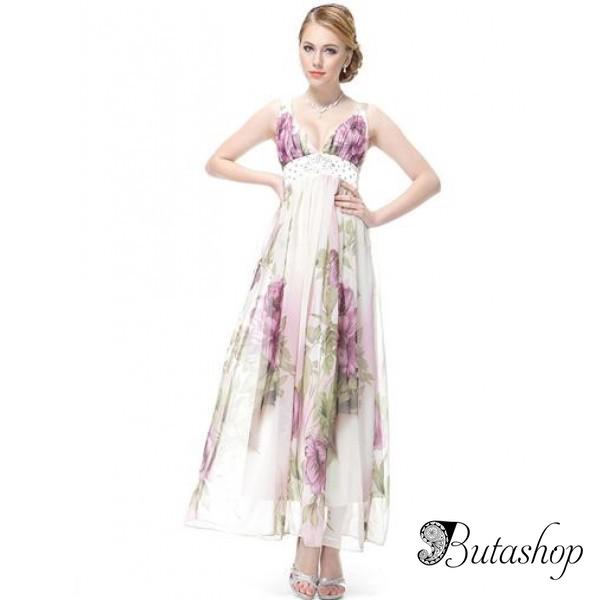 РАСПРОДАЖА! Сиреневое платье с мерцающим поясом - az.butashop.com