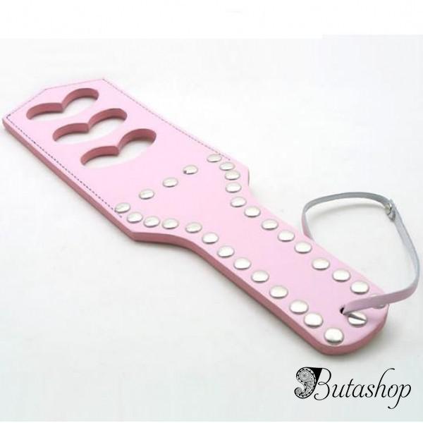 Розовая шлепалка с сердечками - az.butashop.com