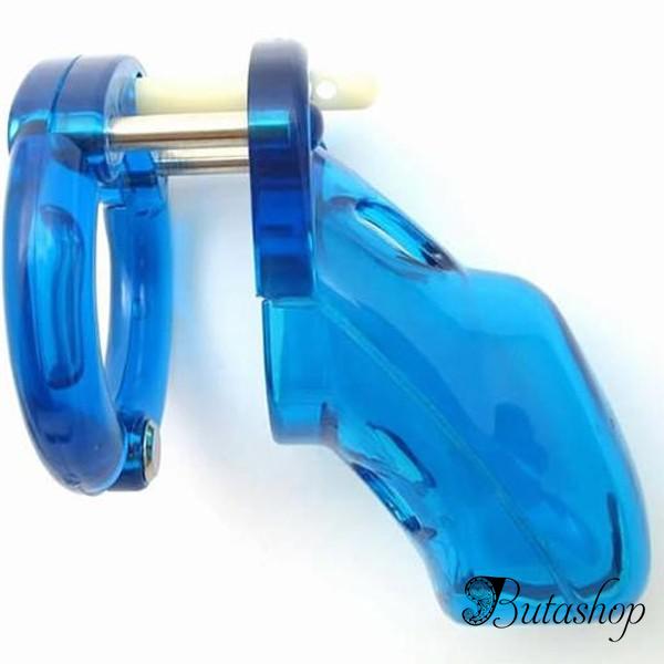 Синее мужское устройство целомудрия CB-3000 - az.butashop.com