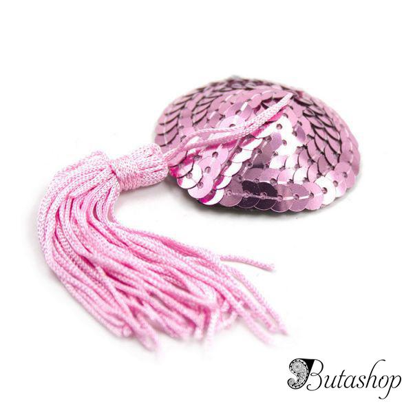 Розовые стикини с паеткми - az.butashop.com
