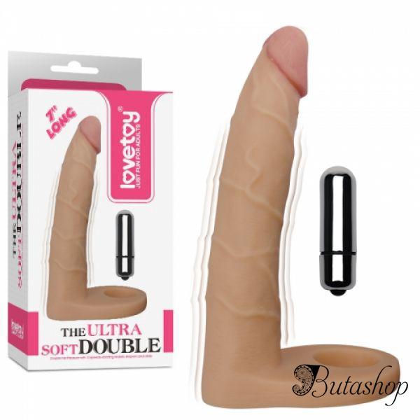 Страпон The Ultra Soft Double-Vibrating - az.butashop.com