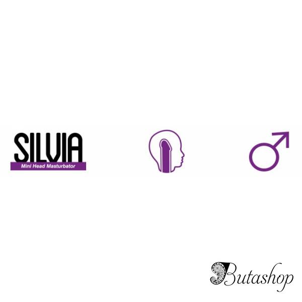 Мастурбатор в форме головы «Silvia» - az.butashop.com