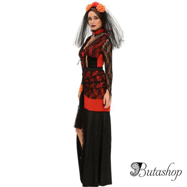 Королева мертвых косплей костюм Halloween Party Cosplay Costume - az.butashop.com