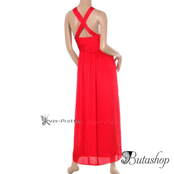 РАСПРОДАЖА! Сексуальное красное вечернее платье - az.butashop.com