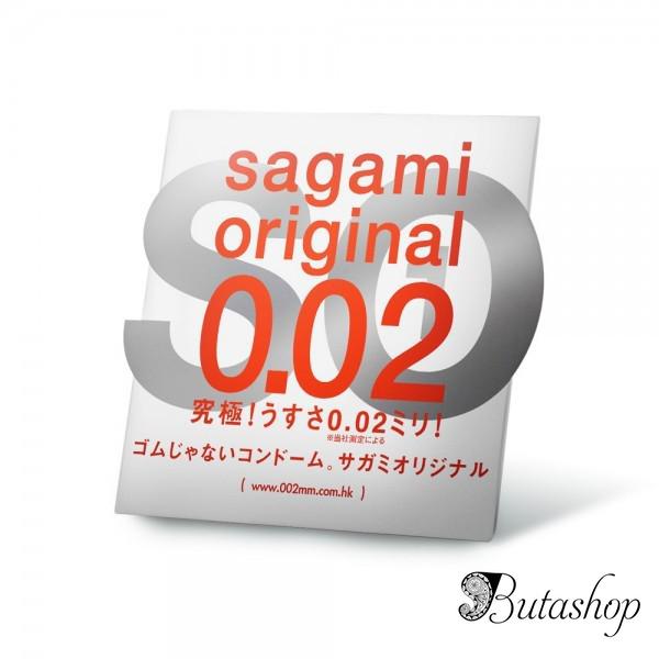 Полиуретановые презервативы Sagami Original 0.02мм, 1 шт - az.butashop.com