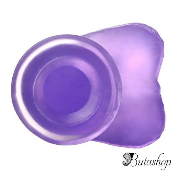 Силиконовый фаллоимитатор Jelly Studs Crystal Dildo-Medium - az.butashop.com