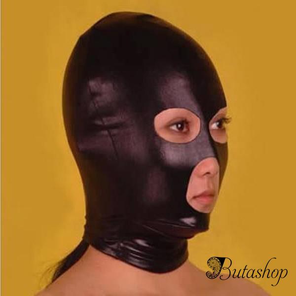 Черная маска с вырезами - az.butashop.com