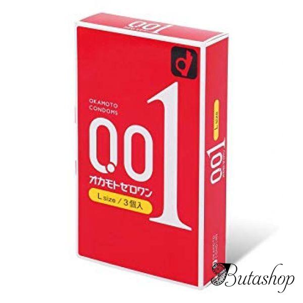 Презервативы ультратонкие Okamoto Zero One L 0.01 - az.butashop.com