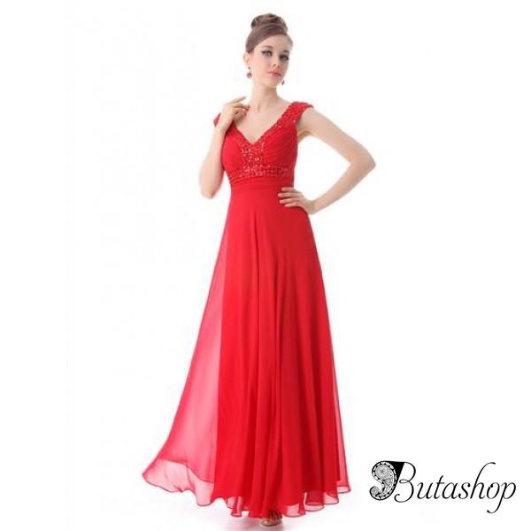 РАСПРОДАЖА! Элегантное платье с мерцающими стразами - az.butashop.com