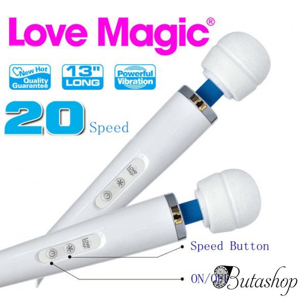 Вибромассажер аккумуляторный Love Magic 10 режимов фиолетовый - az.butashop.com