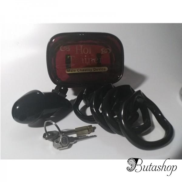 Черный пояс целомудрия Holy Trainer Chastity Device V2 - BLACK - az.butashop.com