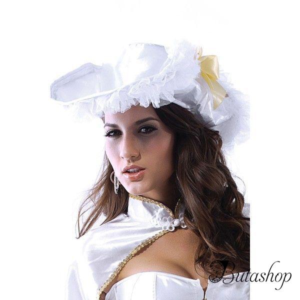 Белая шляпа с плащом - az.butashop.com