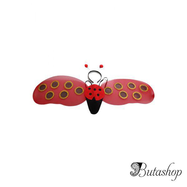 Ladybug Headband & Wings Costume Accessory - az.butashop.com