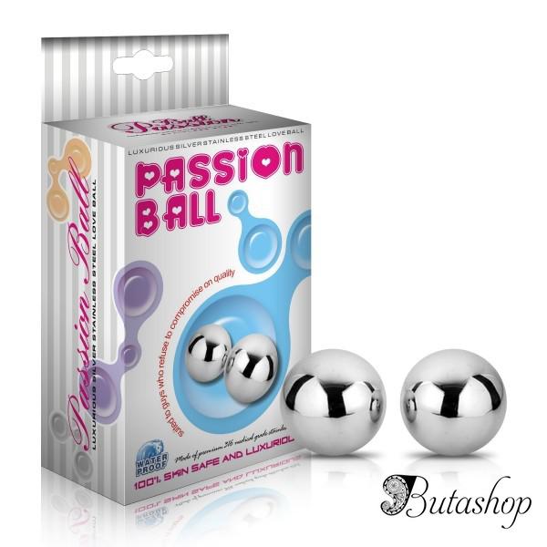 Металлические вагинальные шарики Passion Dual Balls - az.butashop.com