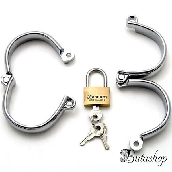 Мужские стальные наручники из стали - az.butashop.com