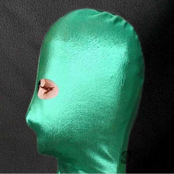 РАСПРОДАЖА! Зеленая/синяя маска из винила, глаза - az.butashop.com